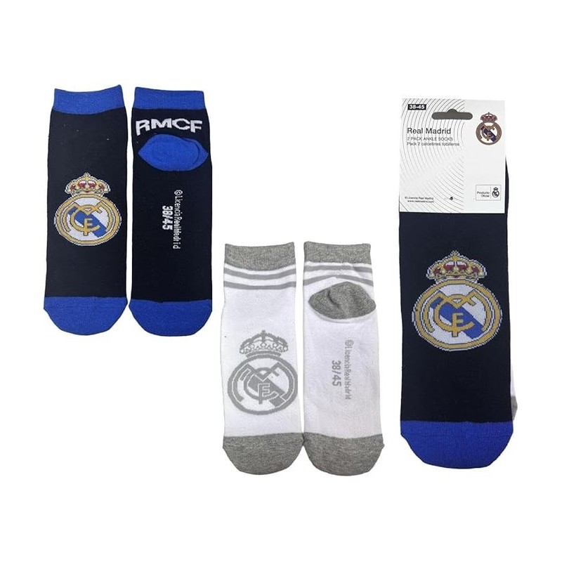Pack Calcetines Tobillero Real Madrid