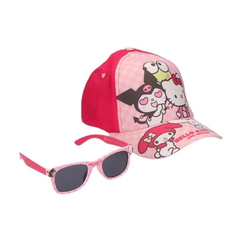 Gorra Set Gafas De Sol Hello Kitty