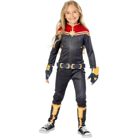 Disfraz capitana marvel deluxe 9-10 años