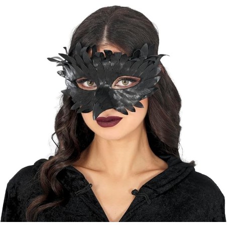 ANTIFAZ PLUMAS PICO NEGRO PAJARO