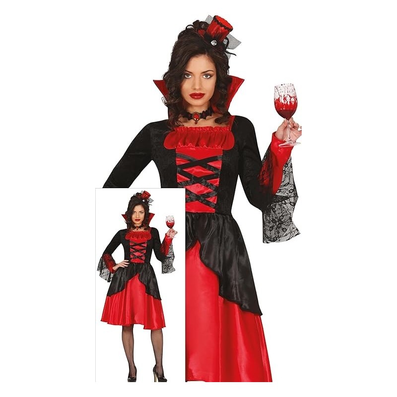 DISFRAZ VAMPIRO SANGUINARIO MUJER (S)