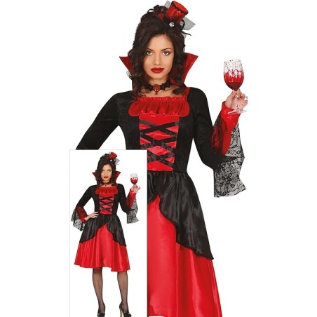 DISFRAZ VAMPIRO SANGUINARIO MUJER (S)