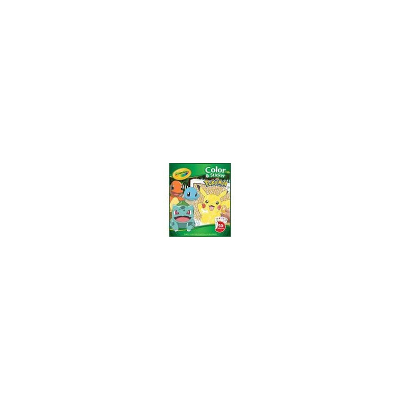 Libro Para Colorear+Stickers Pokémon