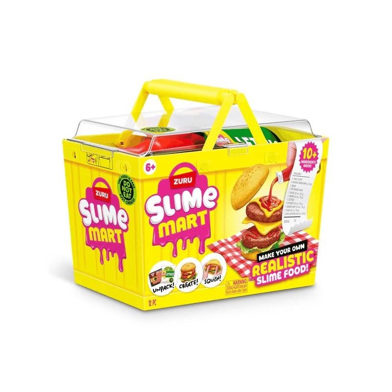 Slime Mart con comida