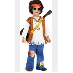 DISFRAZ NIÑO HIPPIE 6A
