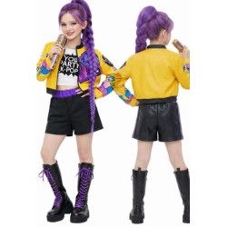 Disfraz K-POP Morado talla 4-6 a