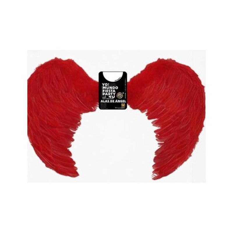 80 * 60 cm alas angel pluma rojo
