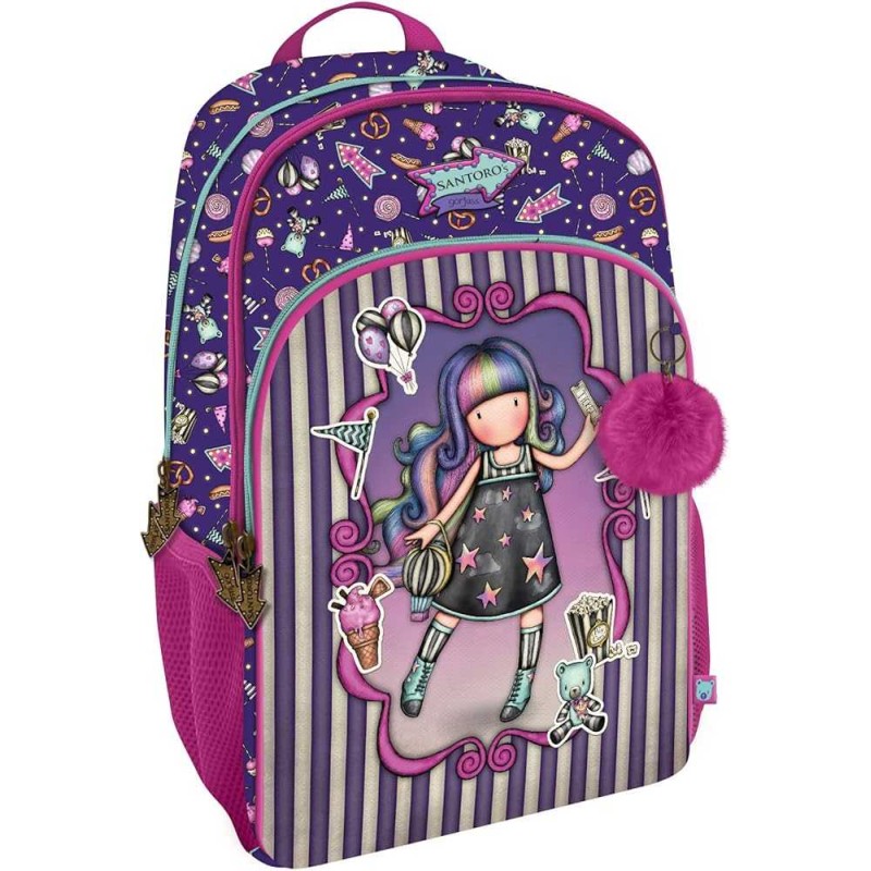 mochila 3 cremalle. adapt.carro gorjuss™