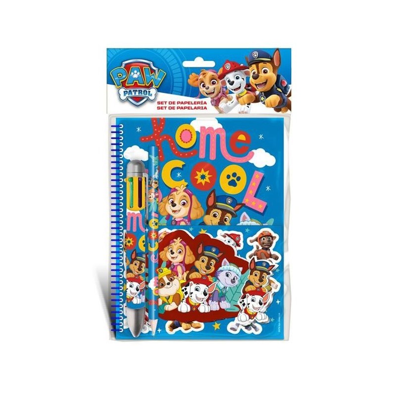 Set papelería Paw Patrol