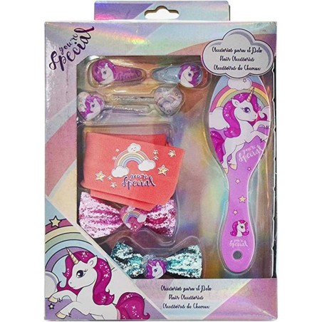 Set accesorios pelo 8 pzas con cepillo Y
