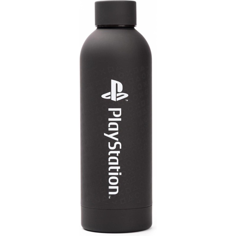 Botella metal tacto suave Playstation