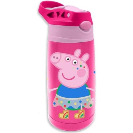 Botella acero inoxidable 450ml Peppa Pig