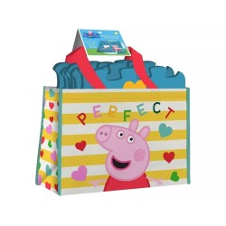 Alfombra puzzle eva 9 pz+bolsa Peppa pig 2