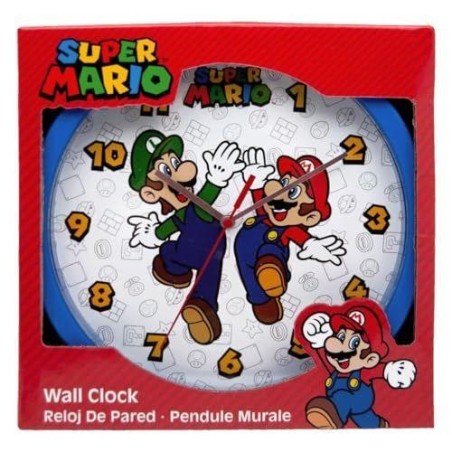 Reloj pared Super Mario Bros 25 cm 