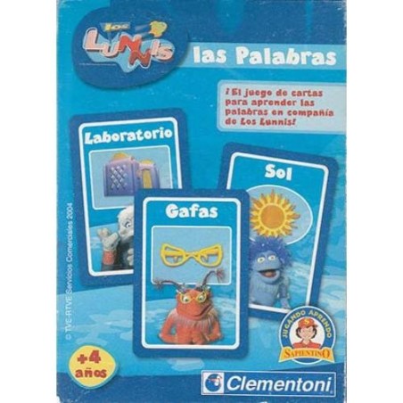 Juego cartas las palabras Lunnis
