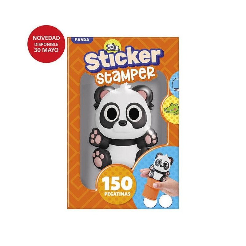 Set Sticker Stamper - Panda