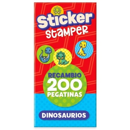 Recambio Sticker Stamper - Dinosaurios
