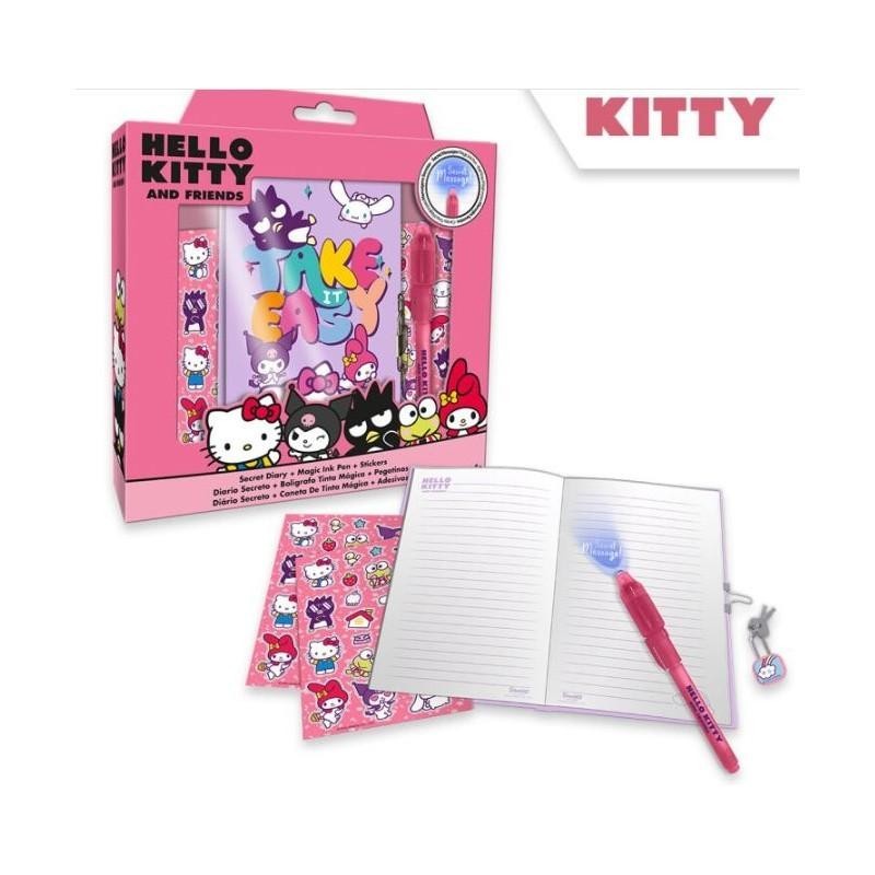 DIARIO +BOLIGRAFO MAGICO HELLO KITTY