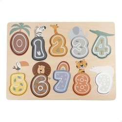 Woomax-Puzzle Numeros Madera - 24m