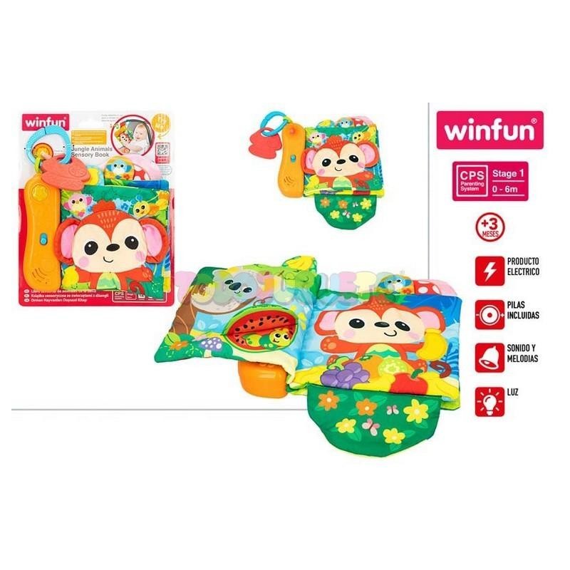 Winfun-Libro Musical Bebe Textil +3M