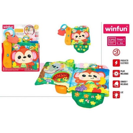Winfun-Libro Musical Bebe Textil +3M