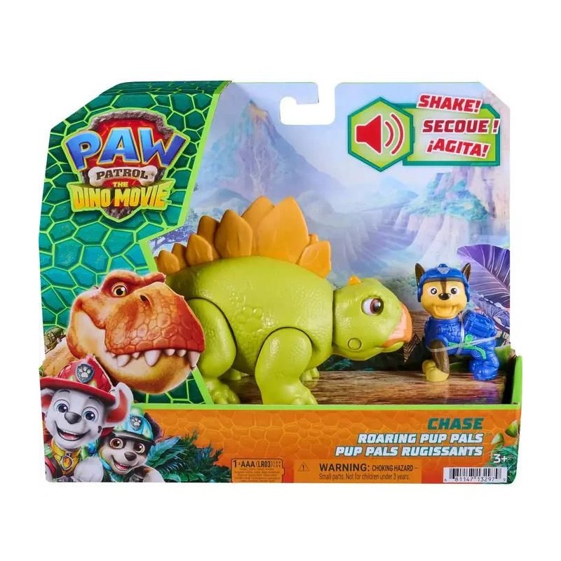 PAW Dino Rugiente + Figura Chase