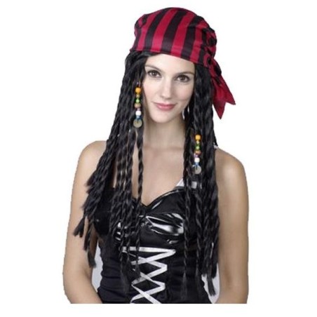 peluca pirata con pañuelo
