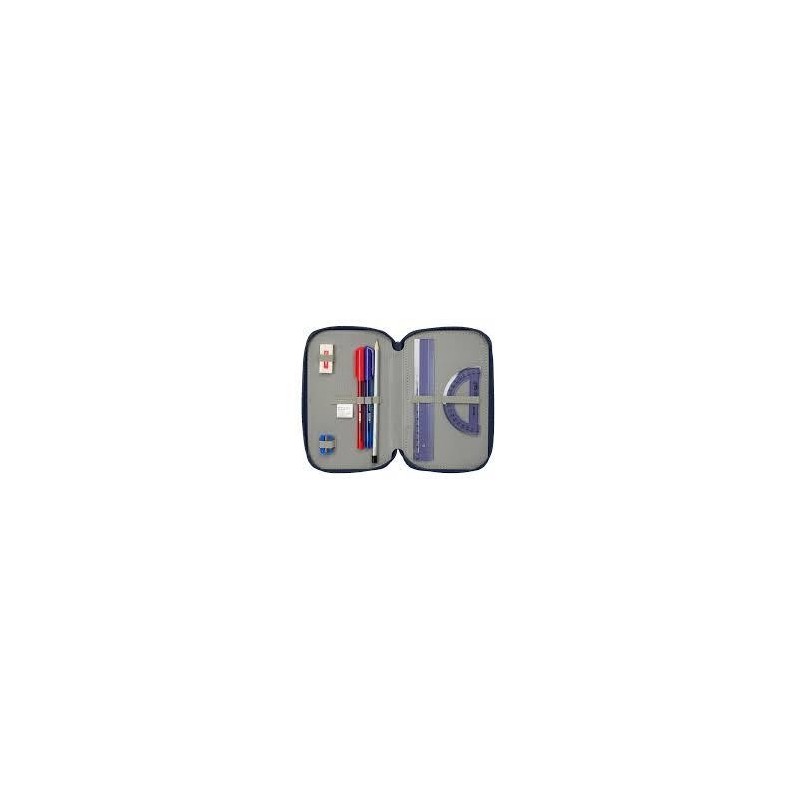 F.C. Barcelona Plumier Triple 37 Piezas