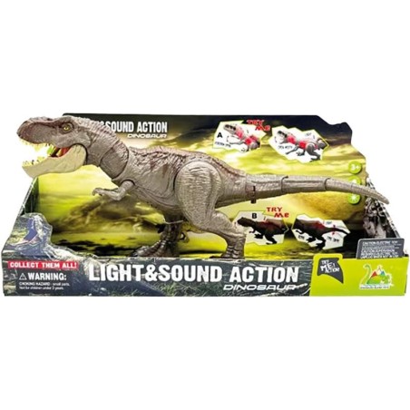 Dinosaurio Tirnosaurio Rex Luz Y Sonido