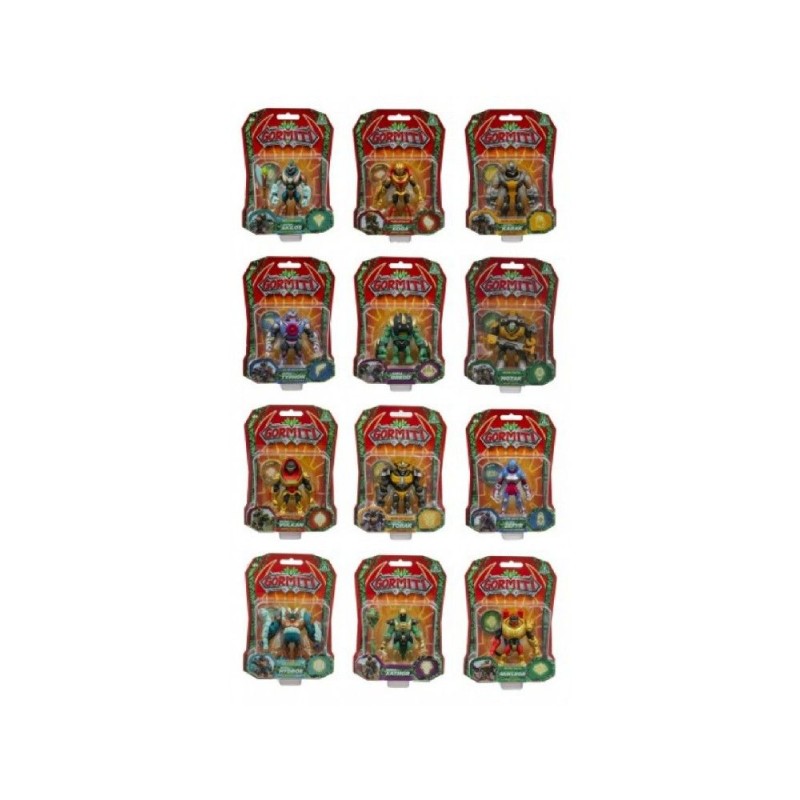 GORMITI S2 - BLISTER FIGURAS 8 CM - 12 M