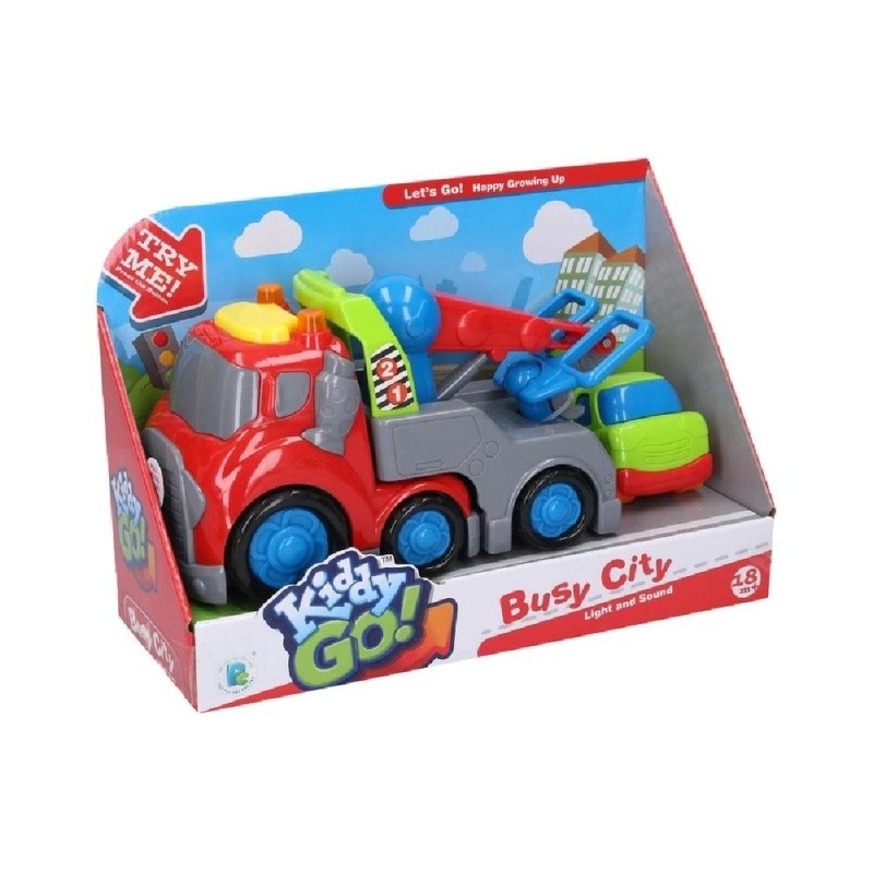 CAMION GRUA INFANTIL LUZ Y SONIDO