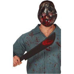 MASCARA Y MACHETE DE 54 CMS. 2
