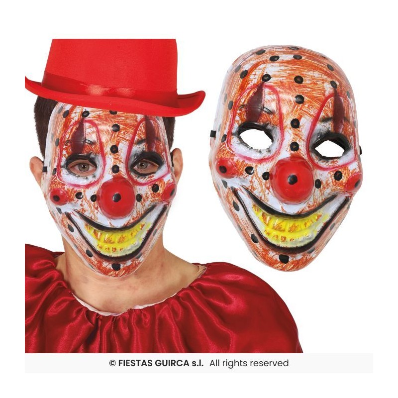MASCARA PAYASO PVC