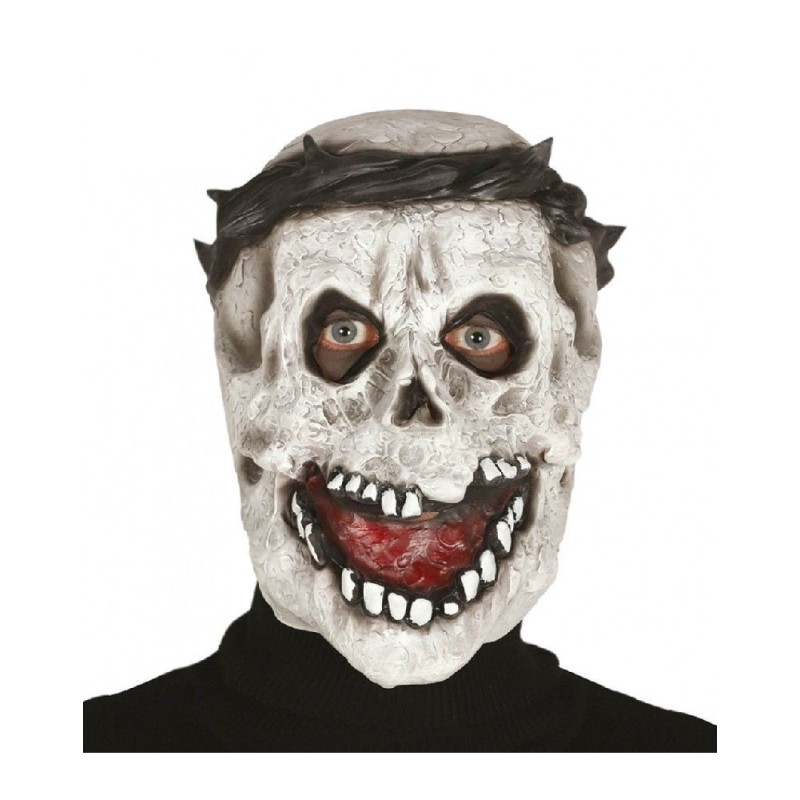MASCARA DE CALAVERA CON CORONA DE ESPINA