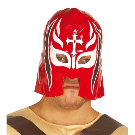 MASCARA LUCHA ROJA