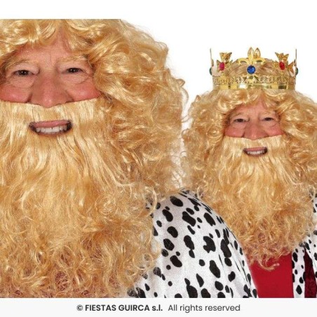PELUCA Y BARBA REY RUBIO