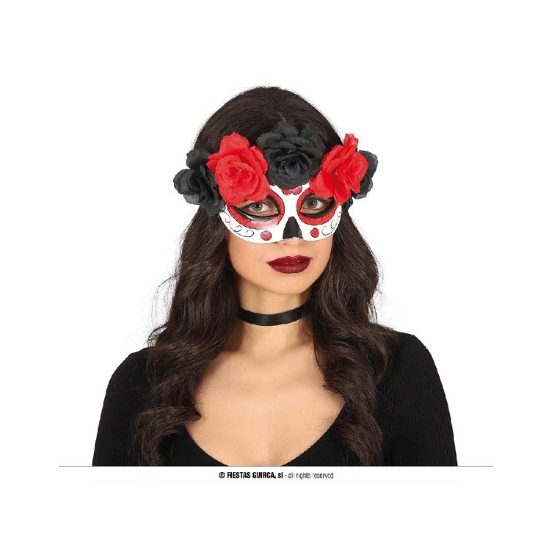ANTIFAZ CATRINA CON FLORES