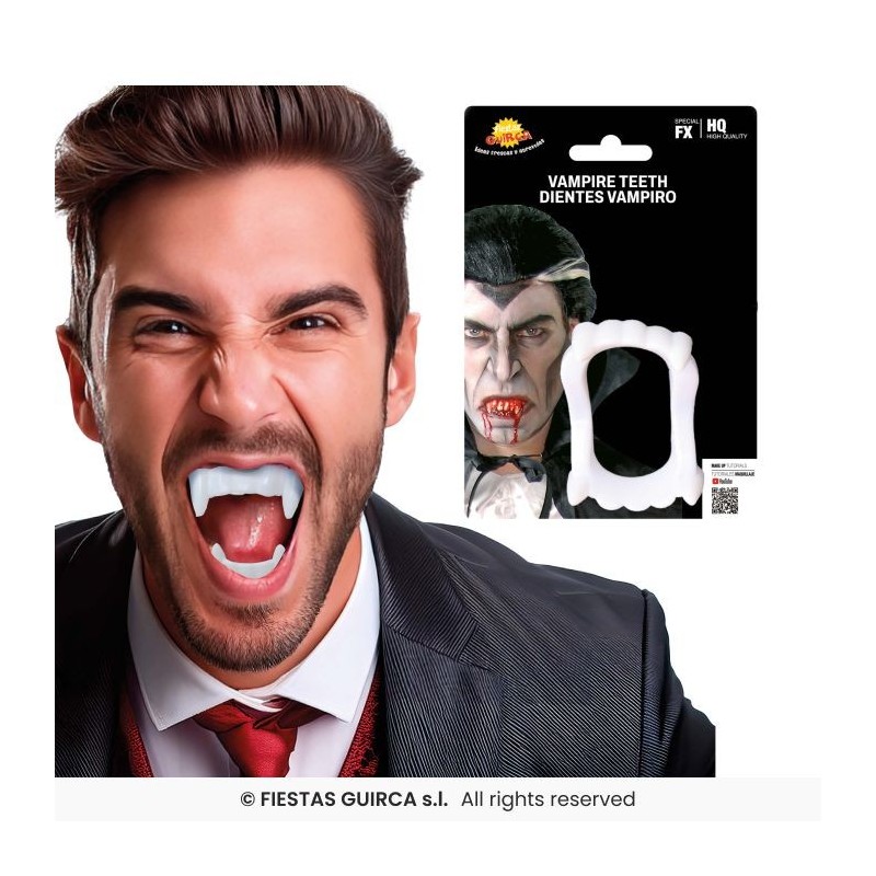 DIENTES COLMILLOS VAMPIRO 