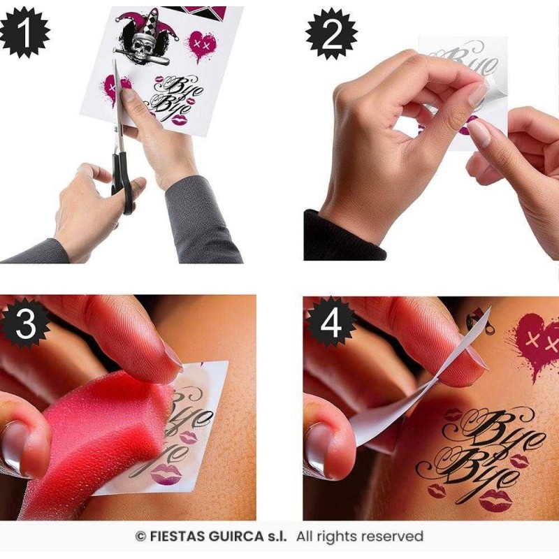 TATUAJES DANGEROUS HARLEY VILLANA 30 X 1