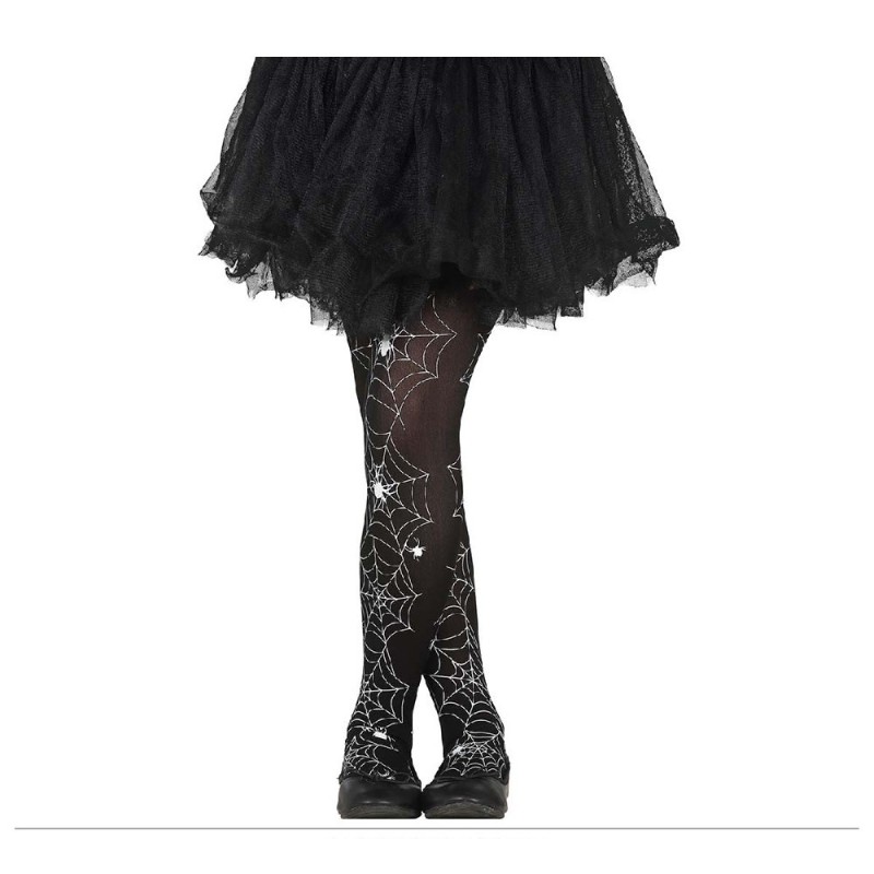 PANTYS TELARAÑA INFANTIL NEGRA