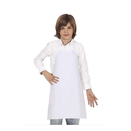 DELANTAL BLANCO COCINERO INFANTIL