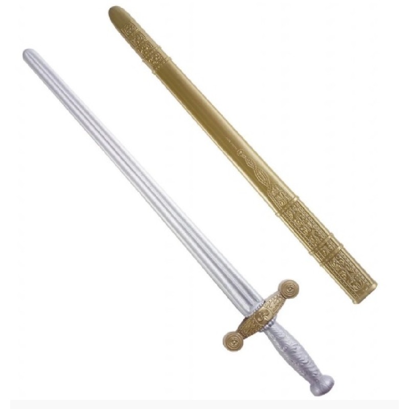 ESPADA MEDIEVAL CON FUNDA 70 CMS