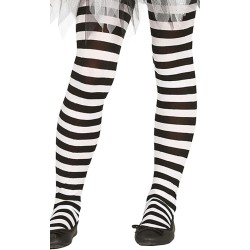 PANTYS BLANCAS Y NEGRAS RAYAS 3-6 AÑOS 2