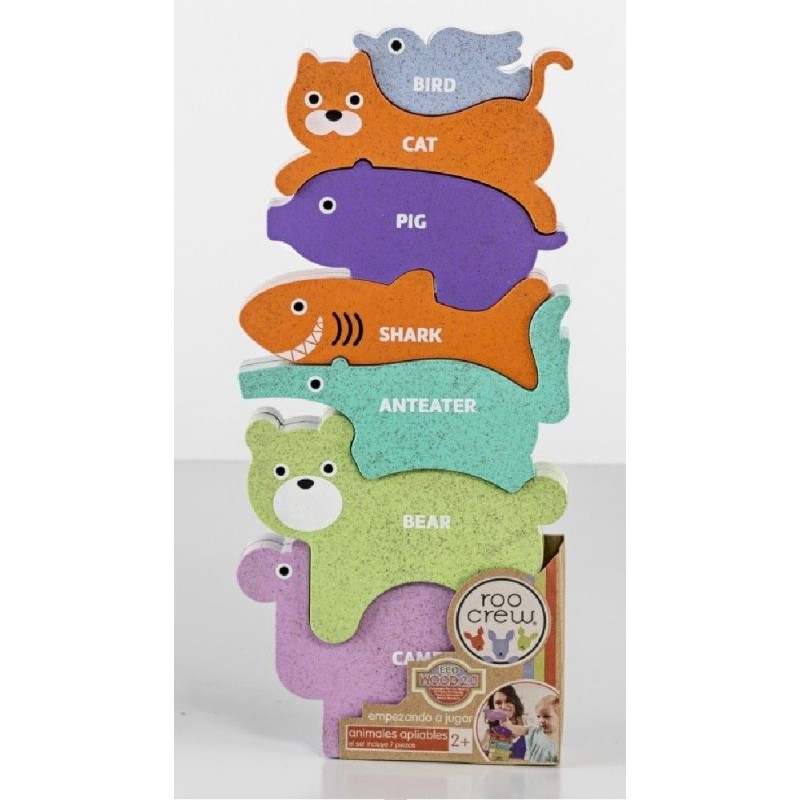 PUZZLE ANIMALES APILABLES 7 PIEZAS (SURT