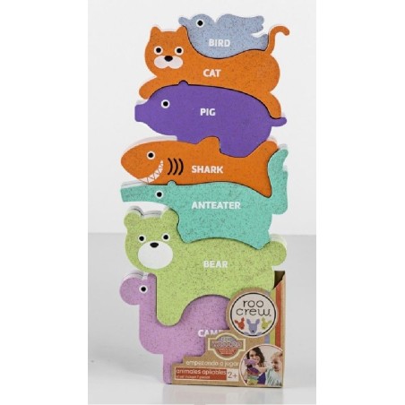 PUZZLE ANIMALES APILABLES 7 PIEZAS (SURT