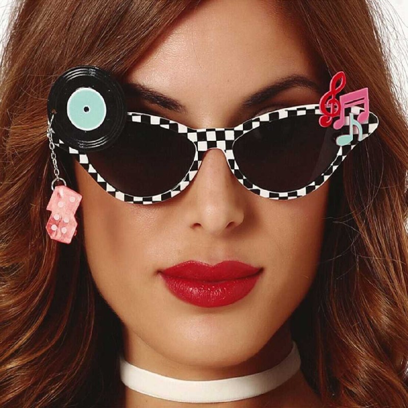 GAFAS DISCO ROCK AÑOS 50 RETRO