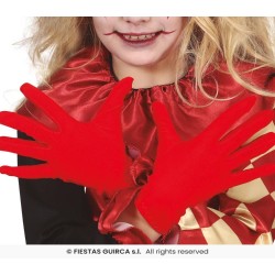 GUANTES INFANTILES ROJOS 18 cm 2
