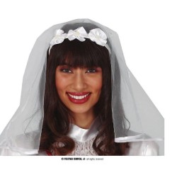 DIADEMA NOVIA CON VELO