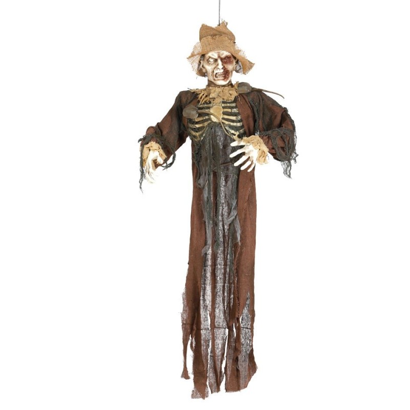 COLGANTE ESQUELETO CON RATAS 150 CMS.