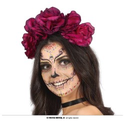 DIADEMA FLORES LILAS